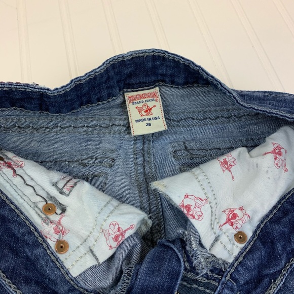 True Religion Joey Super T boot cut jeans 26 - Picture 4 of 8